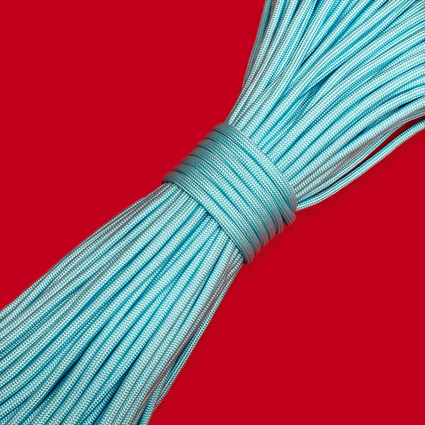 Cordón  Paracord; 4mm: 34 yardas - Azul Claro