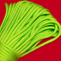 Cordón Paracord; 4mm: 34 yardas - Verde Neón