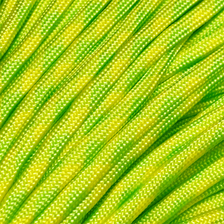 Cuerda Paracord / Paracord; 4mm: 34 yards - Neon Green & Yellow