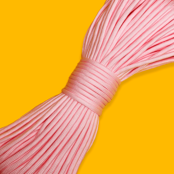Cuerda Paracord / Paracord; 4mm: 34 yards - Light Pink