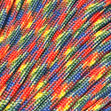 Cuerda Paracord / Paracord; 4mm: 34 yards - Rainbow