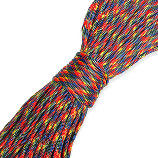 Cuerda Paracord / Paracord; 4mm: 34 yards - Rainbow
