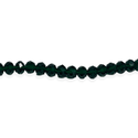 Rondelle de Cristal, Verde Esmeralda
