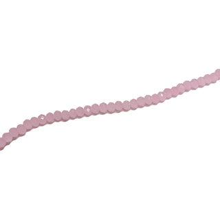 Rondelle de Cristal, Rosado Piggy