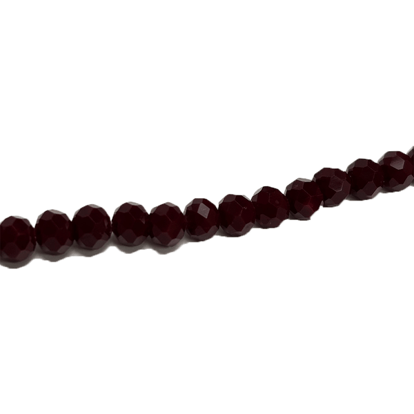 Rondelle de Cristal Rojo