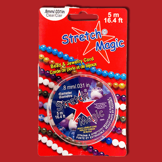 Stretch Magic™ Elastic Cord – 0.8mm Clear; 5 Meters