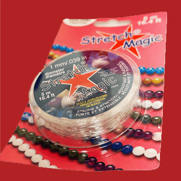 Stretch Magic™ Elastic Cord – 1mm Clear; 5 Meters