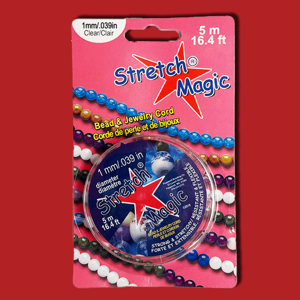 Stretch Magic™ Elastic Cord – 1mm Clear; 5 Meters