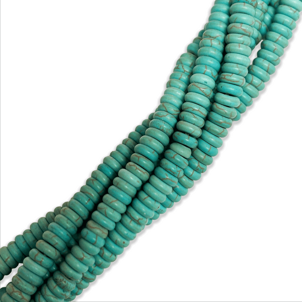 Cuentas de Turquesa Sintético - 2mm