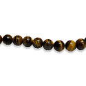 Ojo de Tigre / Tiger Eye Gemstone Beads - 16mm Round