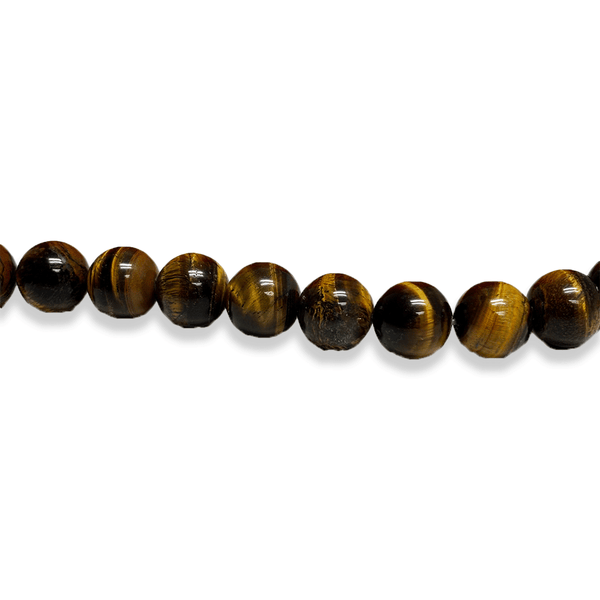 Ojo de Tigre / Tiger Eye Gemstone Beads - 16mm Round