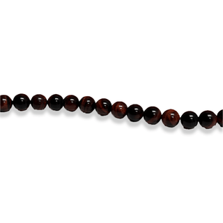 Ojo de Tigre Rojo / Red Tiger Eye Gemstone Beads - 10mm Round