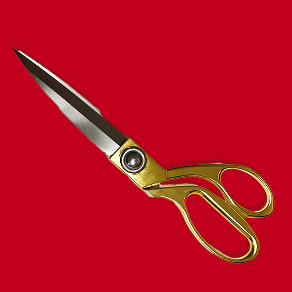 Tijera para cortar telas, 8"- Dorado