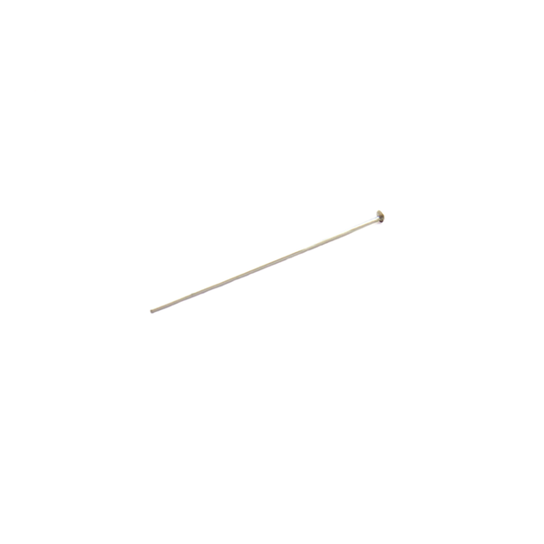 Head Pin, Sterling Silver, 1 inch; 1 piece