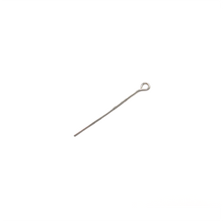 Eye Pin, Sterling Silver, 22 Gauge, 1 inch; 1 piece