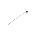 Fancy Head Pin, Sterling Silver, 1.75 inches; 1 piece