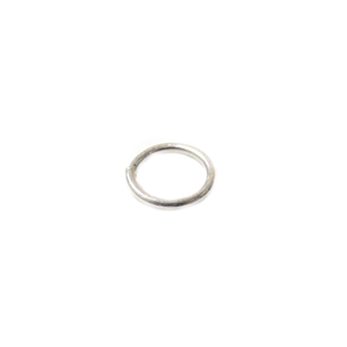 Jump Ring Open, Sterling Silver, 10mm; 1 piece