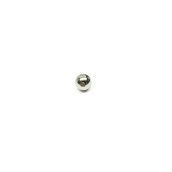 Smooth Spacer, Sterling Silver, 10mm; 1 piece