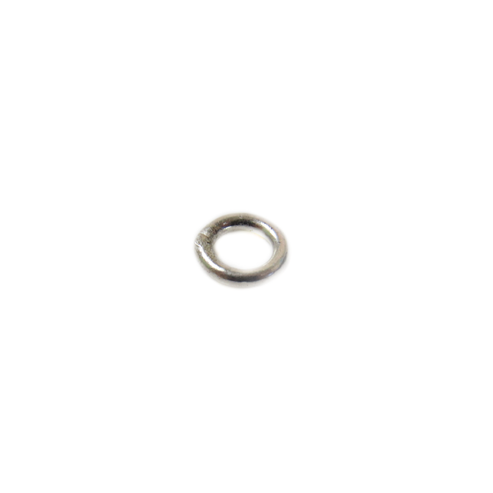 Jump Ring, 144 Silver Plated Brass 16 Gauge 6mm