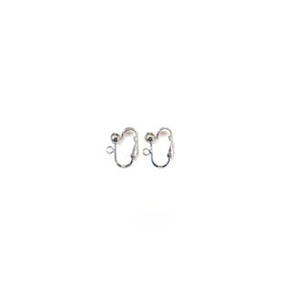 Ear Clip, Sterling Silver, 16mm; 1 pair