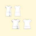 DIGITAL 2 Pattern Bundle! Janice Tunic and Dress PDF Pattern - Sizes 2X-6X