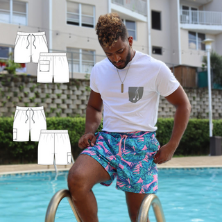 DIGITAL 2 Pattern Bundle! Andrew Swimsuit PDF Pattern - All sizes included