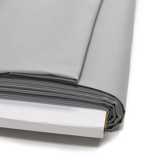 Grey, Poly/Cotton Broadcloth (Tremode) Fabric - 58" Wide; 1 Yard