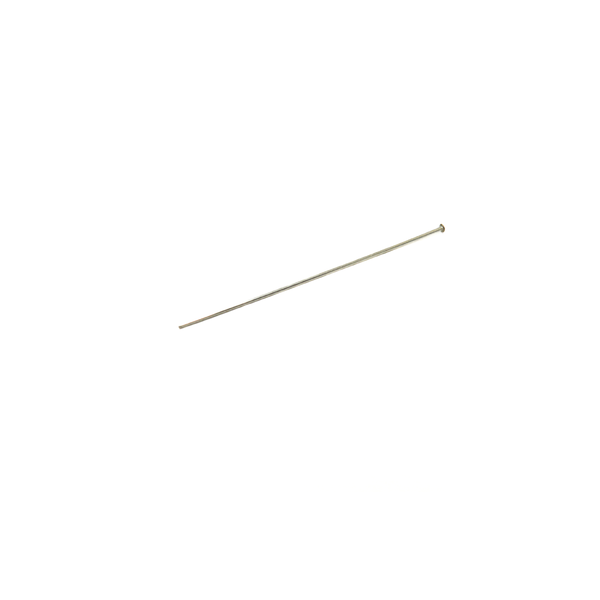 Head Pin, Sterling Silver, 2 inches; 1 piece