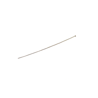 Head Pin, Sterling Silver, 22 Gauge, 2.5 inch; 1 piece