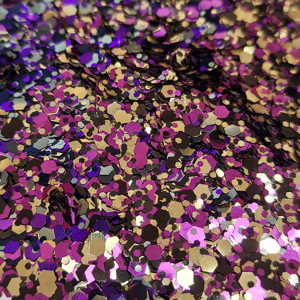 Purple Gold Mix - Chunky Glitter, 2oz