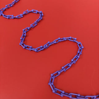 U-Link Acrylic Chain; Purple - 1 piece