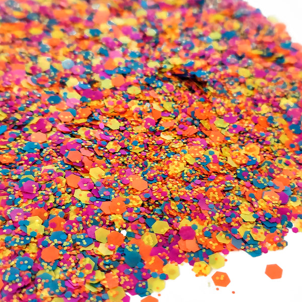 Multicolor Party Mix- Chunky Glitter, 2oz