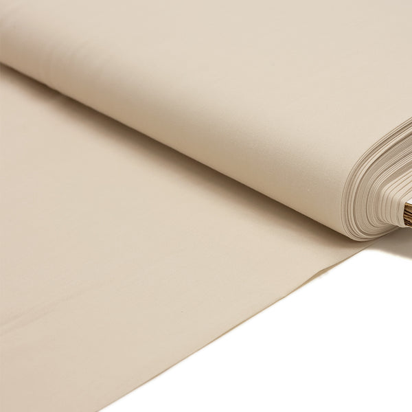 Beige, Poly/Cotton Broadcloth (Tremode) Fabric - 58" Wide; 1 Yard