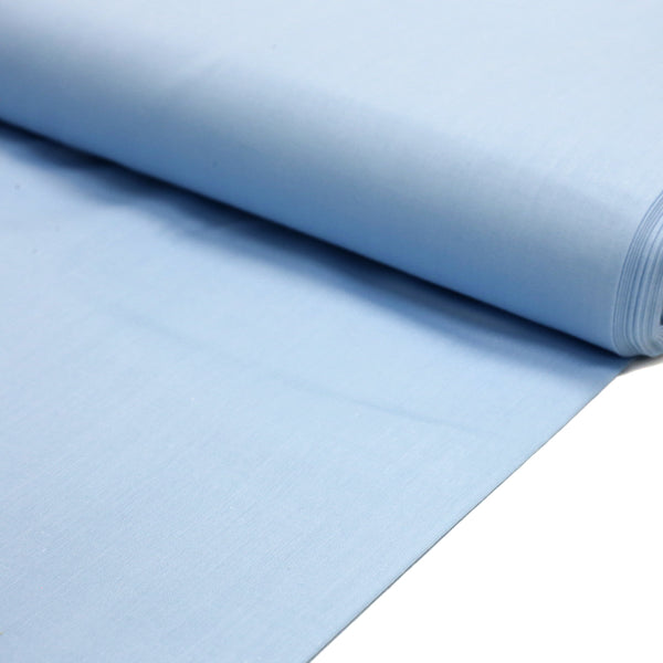 Light Blue, Poly/Cotton Broadcloth (Tremode) Fabric - 58" Wide; 1 Yard