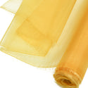 Yellow, Polyester Crystal Organza Fabric, Shiny - 58" Wide; 1 Yard