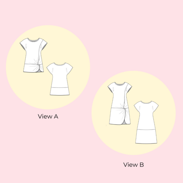 DIGITAL 2 Pattern Bundle! Janice Tunic and Dress PDF Pattern - Sizes XS - XXL