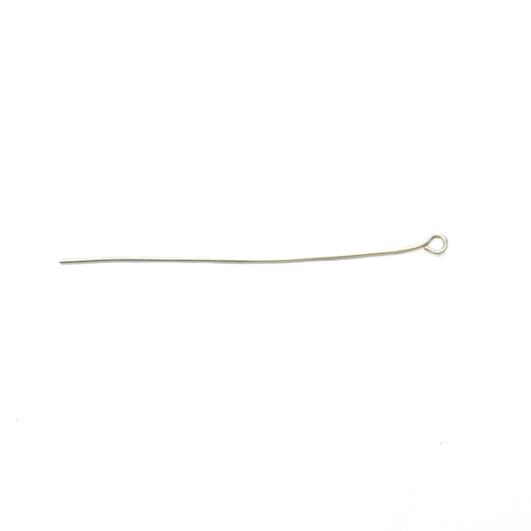 Eye Pin, Sterling Silver, 2 inches; 1 piece