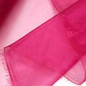 Fuchsia, Polyester Crystal Organza Fabric, Shiny - 58" Wide; 1 Yard