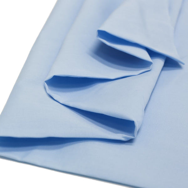 Light Blue, Poly/Cotton Broadcloth (Tremode) Fabric - 58" Wide; 1 Yard