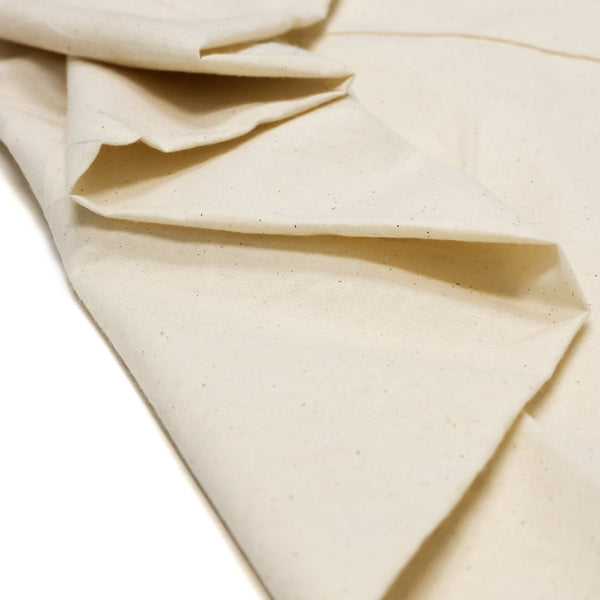 Natural, 100% Cotton Muslin Fabric (Blanquín/Doméstico) - 63" Wide; 1 Yard