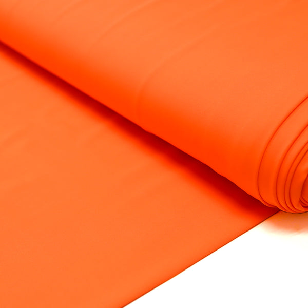 Neon Orange, Spandex Knit Fabric - 58" Wide; 1 Yard