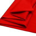 Red, Poly/Cotton Broadcloth (Tremode) Fabric - 58" Wide; 1 Yard