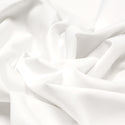 White, Poly/Cotton Broadcloth (Tremode) Fabric - 45" Wide; 1 Yard