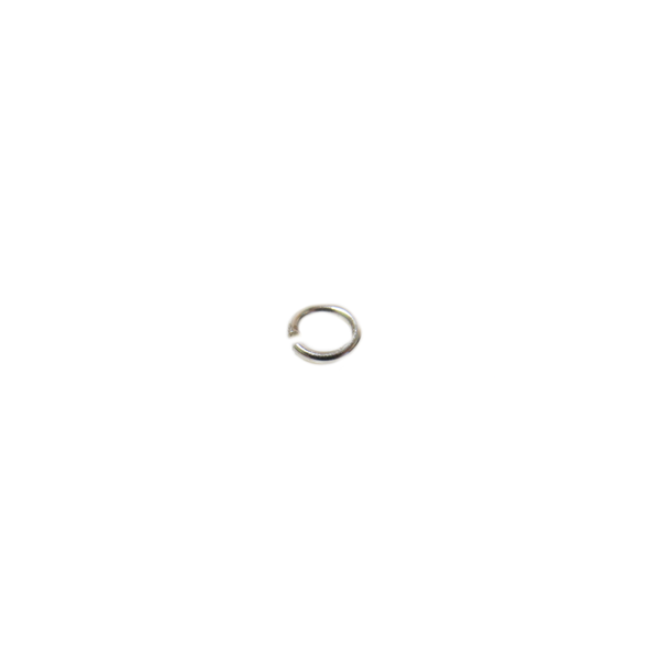 Jump Ring Open, Sterling Silver, 4mm; 1 piece