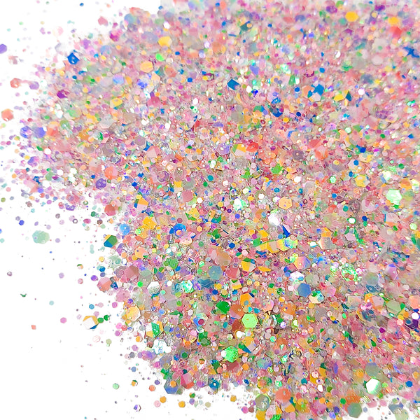 Pink Multicolor Mix- Chunky Glitter, 2oz