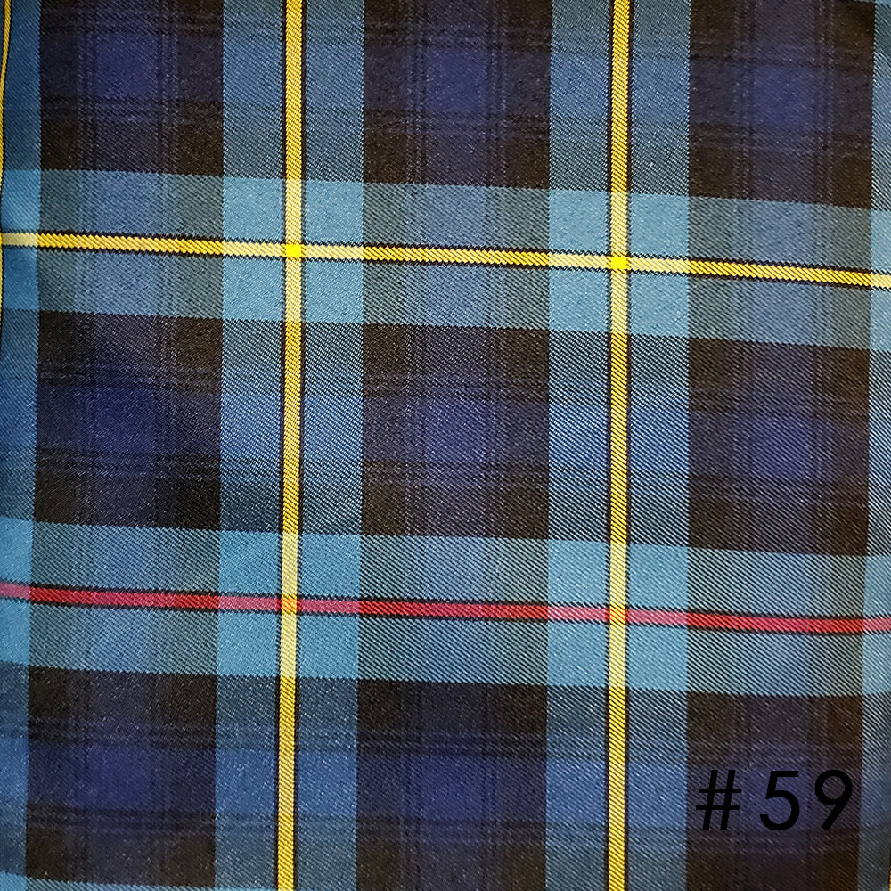 Tela de Cuadro Escolar School Plaid Fabric, 60" Wide 100 Polyester