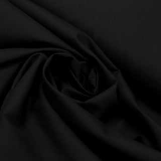 Black, Poly/Cotton Broadcloth (Tremode) Fabric - 45" Wide; 1 Yard