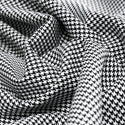 Black & White, Houndstooth Fabric - 60" Wide; 1 Yard