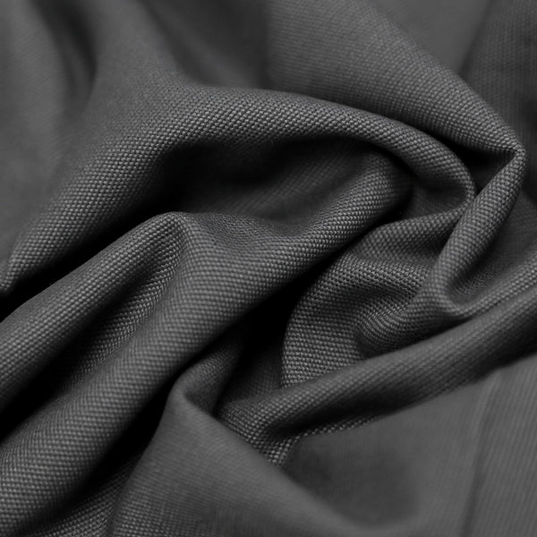 Charcoal, 100% Cotton 12oz Canvas Fabric - 62-64" Wide; 1 Yard