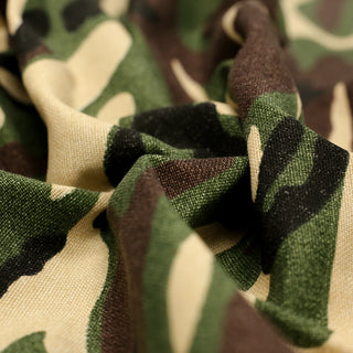 Canvas Fabric, 12oz- 100% Cotton, 62/64" Wide, Woodland Camouflage